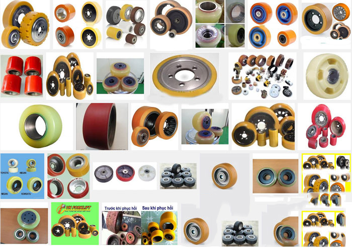 Bánh xe nâng 4 bánh Khang Nam